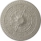 Ekena Millwork Naple Ceiling Medallion (Fits Canopies up to 3 3/8"), Hand-Painted Pearl White, 37 1/2"OD x 3 3/8"P CM37NAPWS - alternate 1